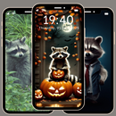 Kawaii Racoon Wallpaper 4K APK