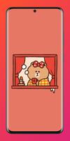 Kawaii Red Wallpaper 4K Plakat