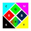 Color picker Hex CMYK RGB icon
