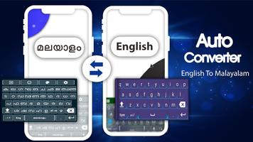 Malayalam-Tastatur Englisch, das Emoji-Tastatur sc Plakat