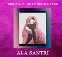 1001 Kata Cinta Baper Ala Santri Poster