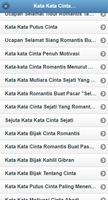 Kata Kata Cinta Teromantis تصوير الشاشة 2