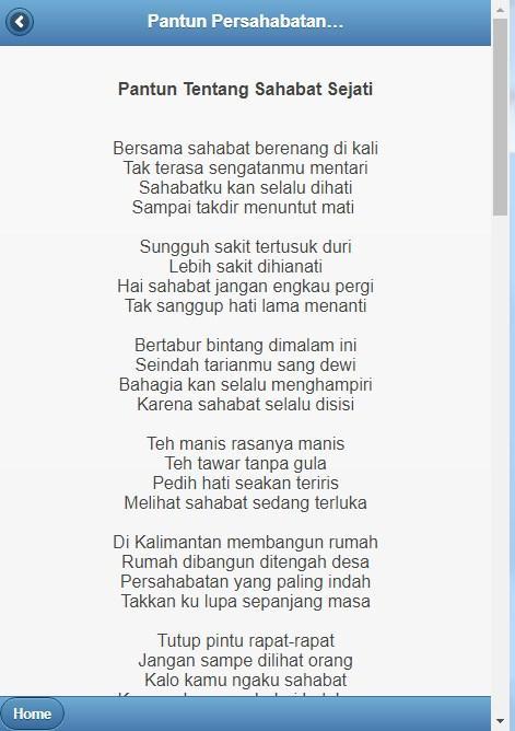 Gratis Download Gambar Kumpulan Pantun Persahabatan For Android Apk Download Terkeren oleh www.cikimm.com