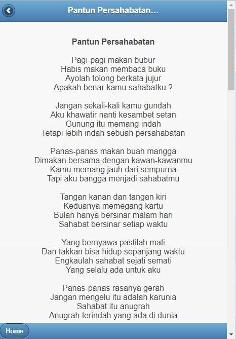 Dapatkan Gambar Kumpulan Pantun Persahabatan For Android Apk Download Terkeren by www.cikimm.com