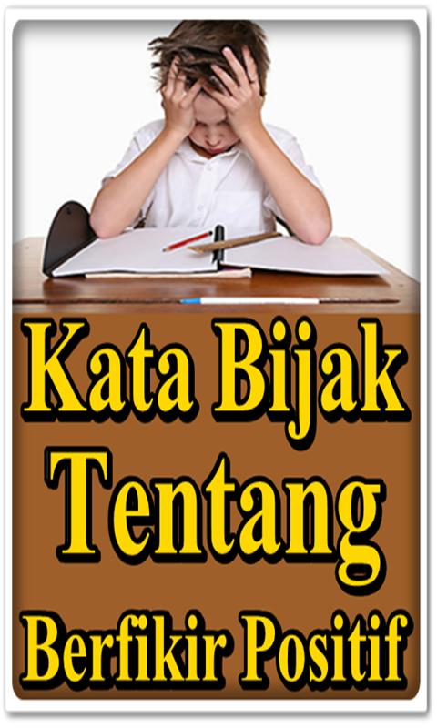 25 Kata Kata Positif Thinking - Kata Bijak Kreatif