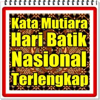 Kata Mutiara Hari Batik Nasional Terlengkap capture d'écran 2