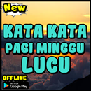 kata kata pagi minggu lucu APK