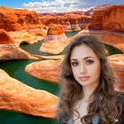 River Photo Frames Zeichen