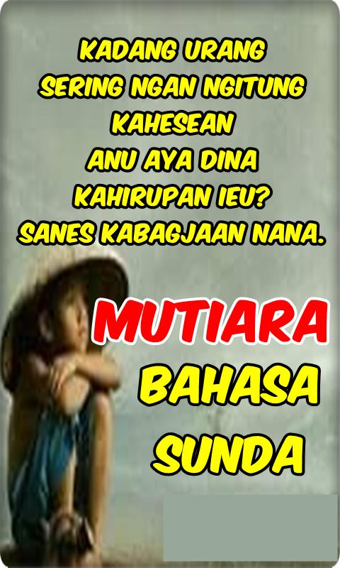 Kata Mutiara Bahasa Sunda For Android Apk Download