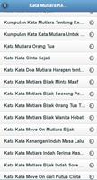 1000+ Kata Kata Bijak Mutiara اسکرین شاٹ 3