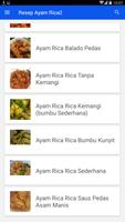 Resep Ayam Rica2 স্ক্রিনশট 1