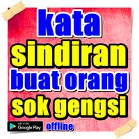 kata sindiran buat orang sok gengsi Plakat