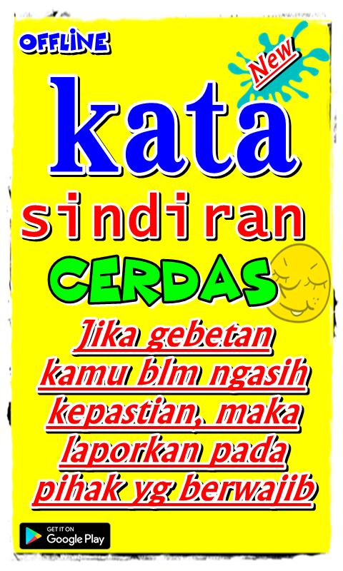 Dapatkan Gambar Kata Sindiran Cerdas For Android Apk Download Terupdate by www.katacinta.co