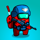 Zombie among space - tirador espacial icono