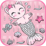 Cute Mermaid Cat keyboard