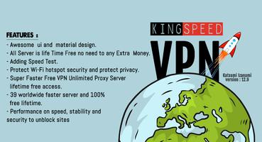 King Speed VPN poster