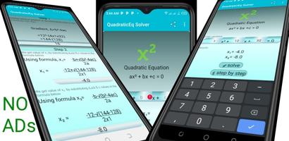 Quadratic Equation Solver Affiche
