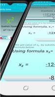 Quadratic Equation Solver capture d'écran 1