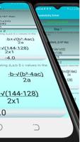 Quadratic Equation Solver capture d'écran 2