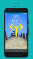 GPS Map Plakat