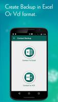 Contact Backup capture d'écran 1