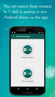 Contact Backup capture d'écran 2