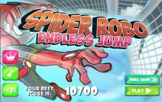 Araña Robo Jump Endless Poster