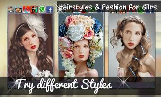 Hairstyles & fashion for girls syot layar 2