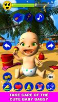Mon bébé: Babsy à la plage 3D Affiche