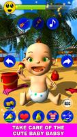 Mein Baby: Babsy am Strand 3D Plakat