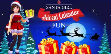 Santa Girl Advent Calendar Fun