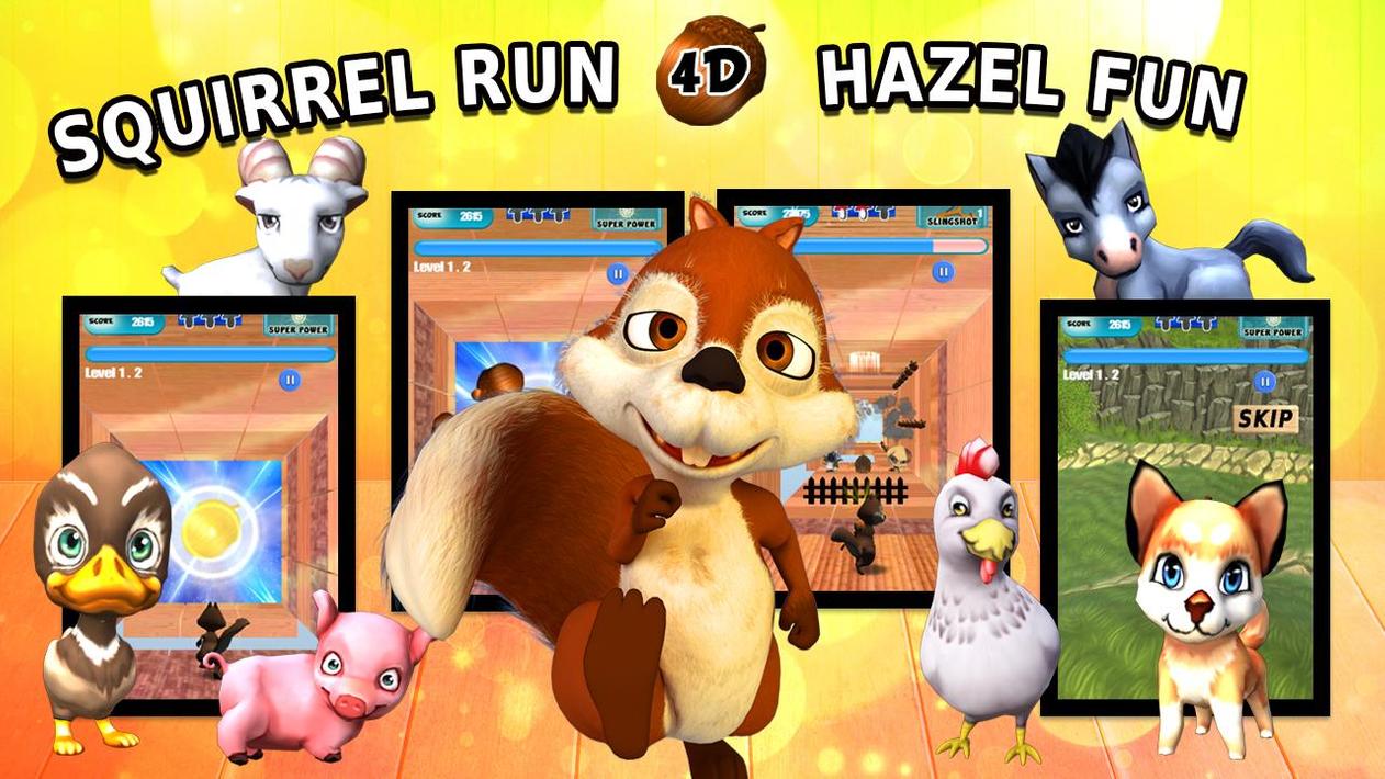 Squirrel Run 4D - Hazel Fun for Android - APK Download