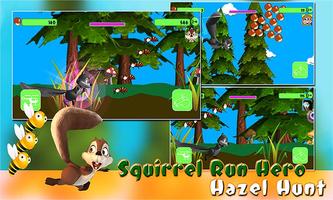 Poster Squirrel Run Hero - Hazel Hunt