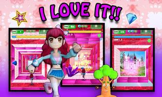 Princess Run 4D - Girl Games captura de pantalla 1