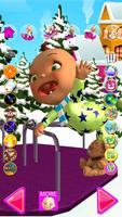 Talking Babsy Baby Xmas Games تصوير الشاشة 2