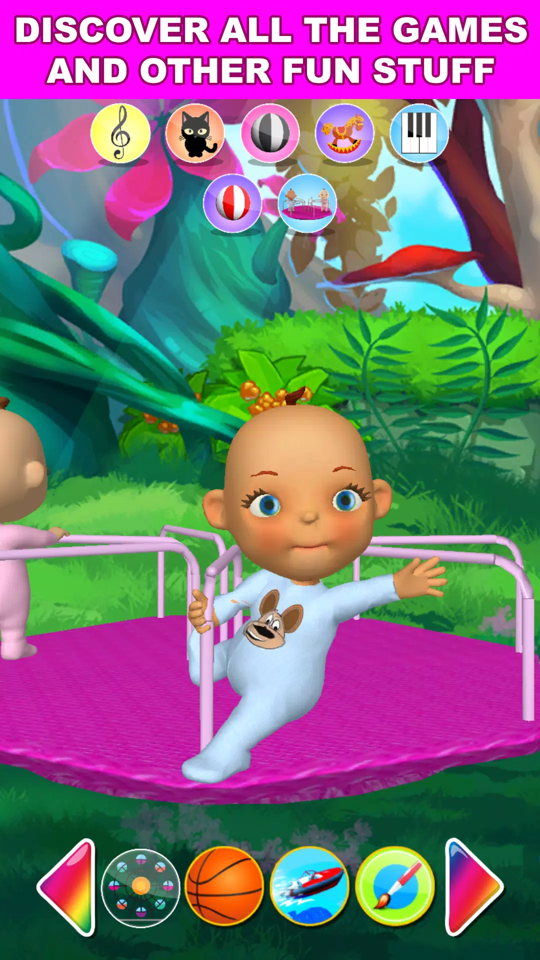 Talking Babsy Baby Game, Virtual Baby Game