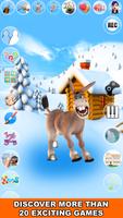 Talking Donald Donkey Ice Fun اسکرین شاٹ 1