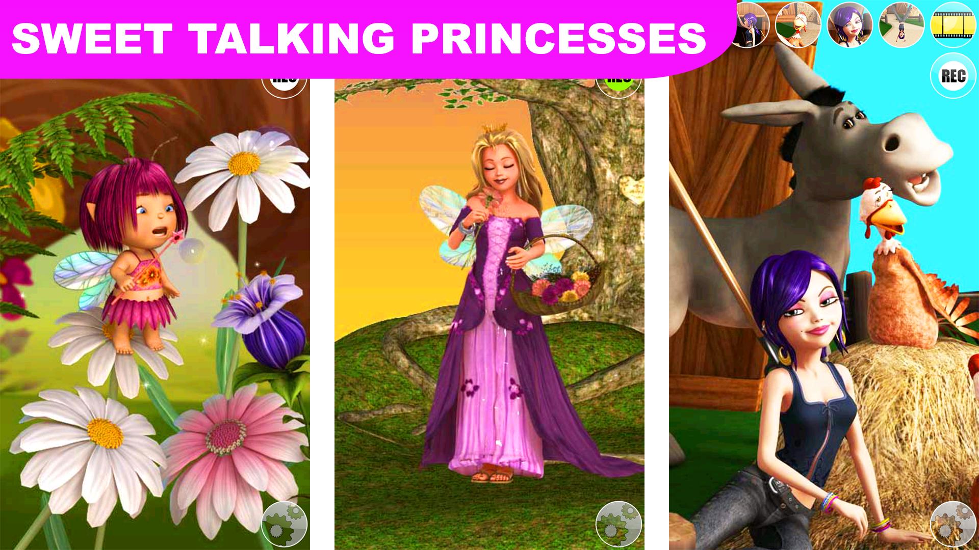 Принцесса говорящая с животными. Talking Princess & Fairy. Принцесса и говорящий камень.