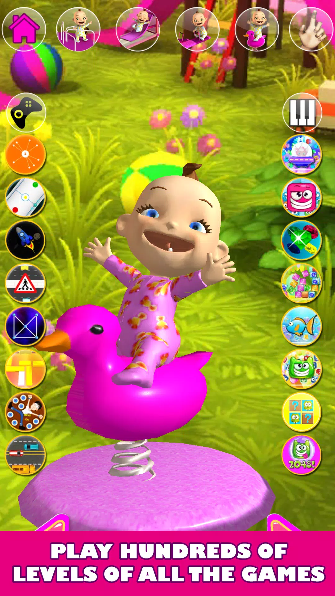 Talking Babsy Baby Game, Virtual Baby Game