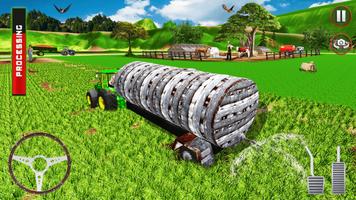 Village Tractor Farming 3D स्क्रीनशॉट 1