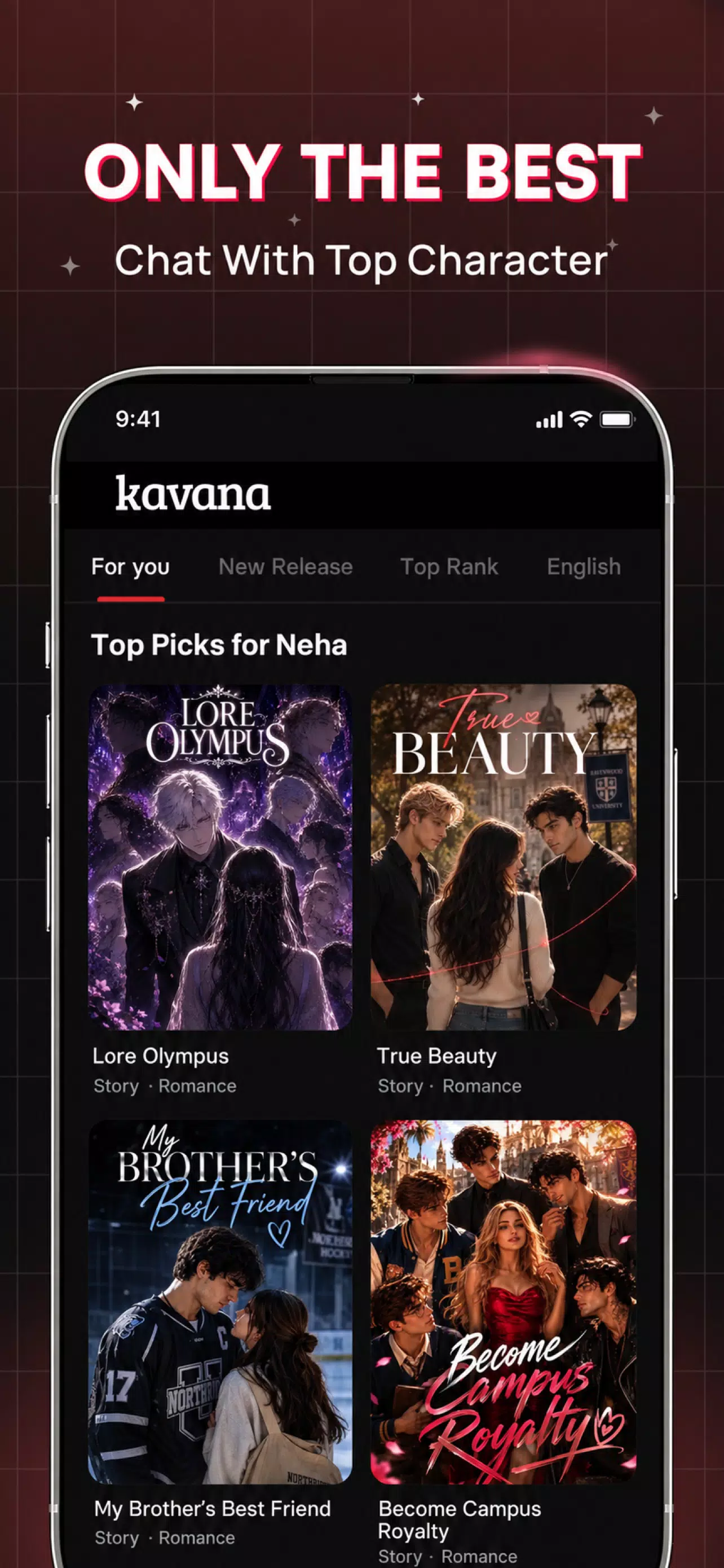 Kavana AI Chat Stories screenshot