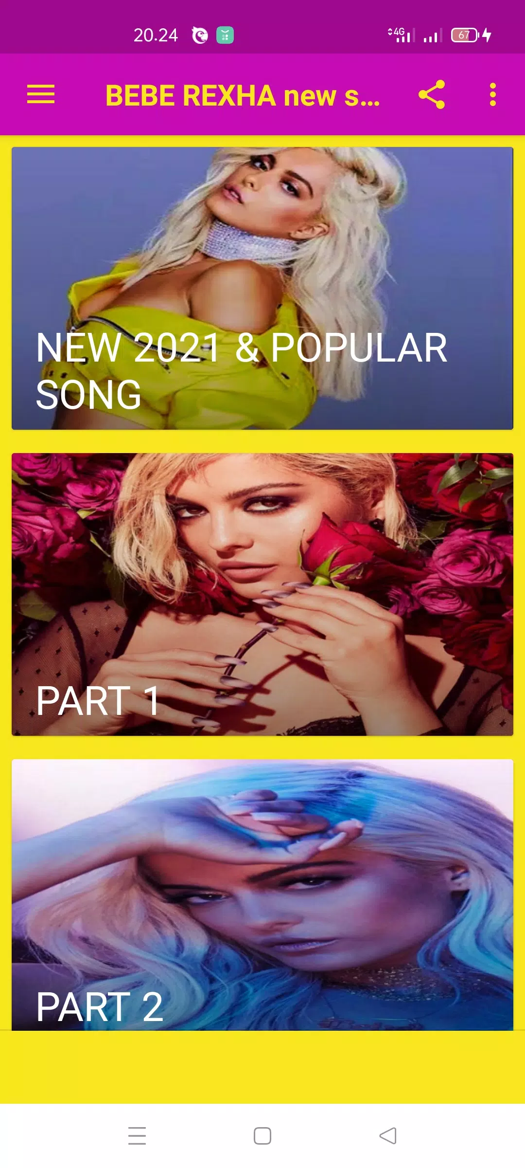 BEBE REXHA" Latest album 2021-mp3 APK for Android Download