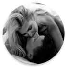 Romantic Kiss WA-Sticker آئیکن