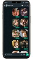 Romantic Kiss WA-Sticker اسکرین شاٹ 3
