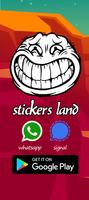 Stickers Land poster