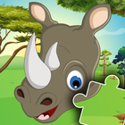 Animal jigsaw puzzles for kids 图标