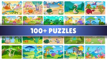 Dino Jigsaw Puzzle Adventure Affiche