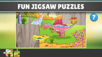 Dino Jigsaw Puzzle Adventure imagem de tela 1