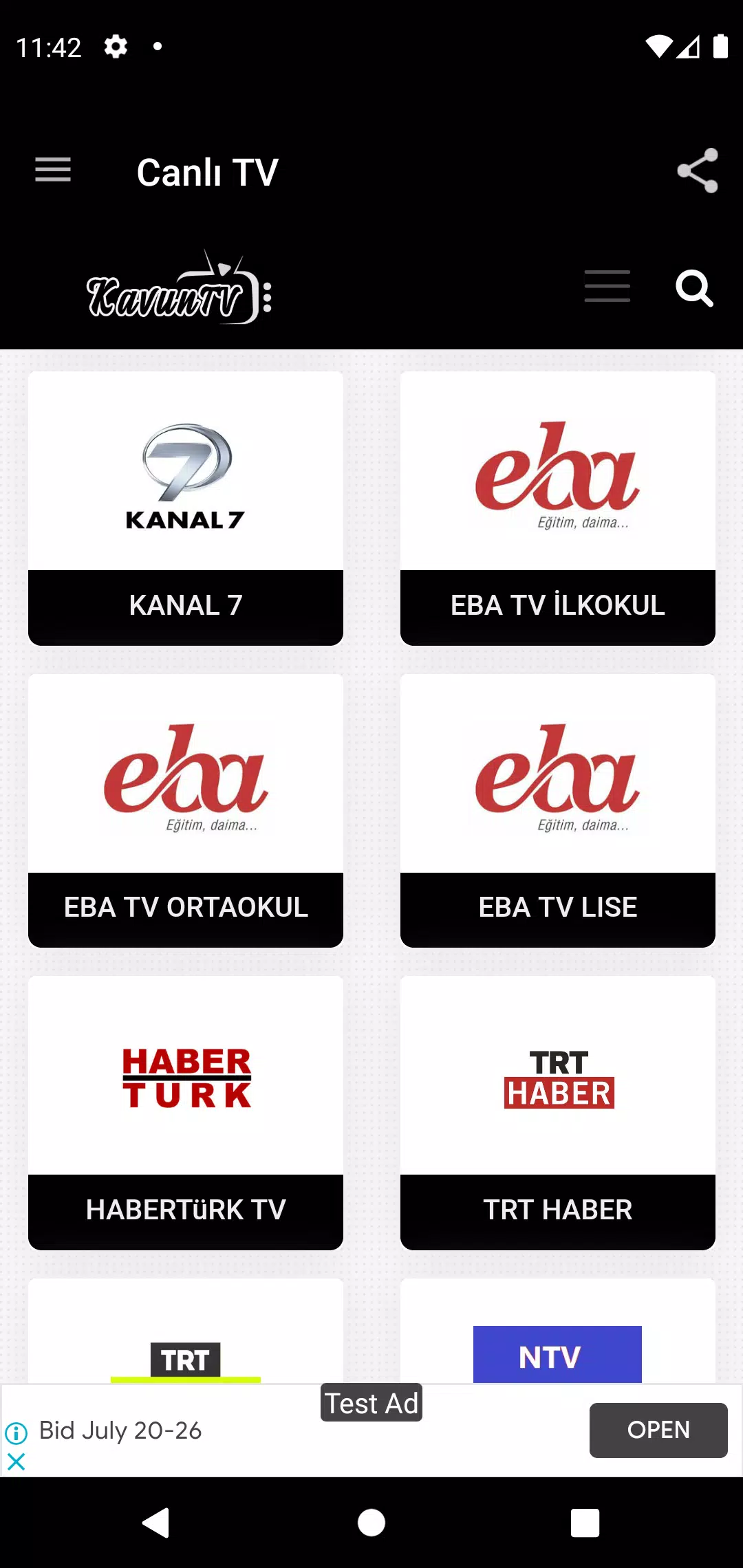 Canlı HD - Mobil Full TV Kanalları APK for Android Download