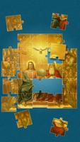 Gott und Jesus Puzzle Spiele Plakat